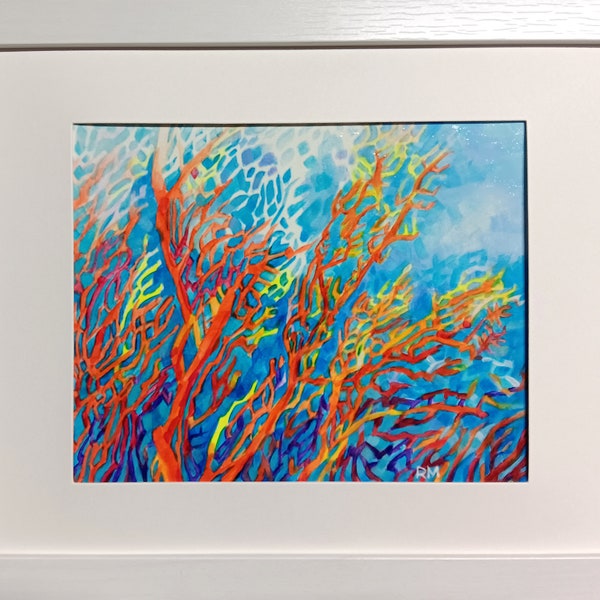 Handmade Original Artwork: "Coral Cluster"