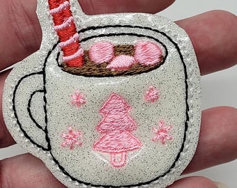 Christmas  Cocoa  Mug  Feltie Pair