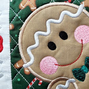 Gingerbread MUG RUG, Coaster, Hot Pad, Candle Mat, Christmas afbeelding 2
