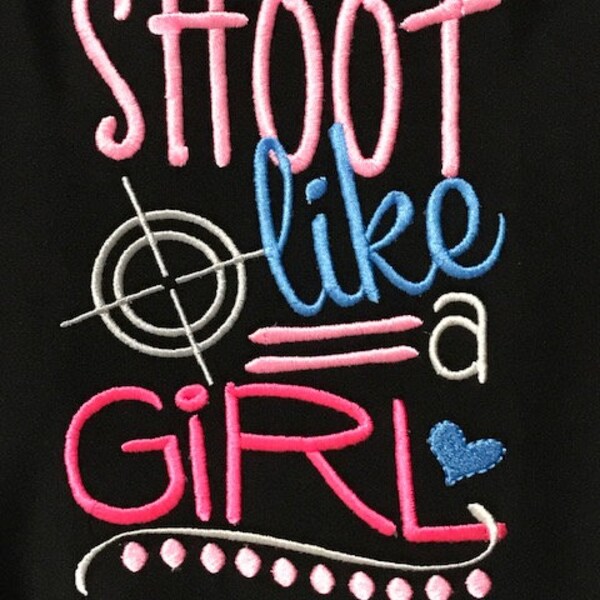 Shoot Like a Girl Etsy