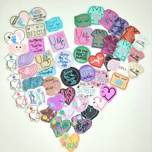 Medical Feltie GRAB BAG - feltie Pairs, Nursing, Health Care