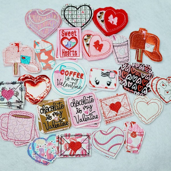 Valentine Felite Pair GRAB BAGS - feltie pairs