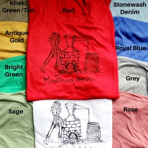 Moonshiner Amanda Bryant Custom Tee Shirt, Unisex Tshirt - Etsy