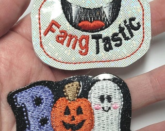 Boo Feltie Pairs, Vampire, Halloween Felties