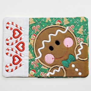 Gingerbread MUG RUG, Coaster, Hot Pad, Candle Mat, Christmas