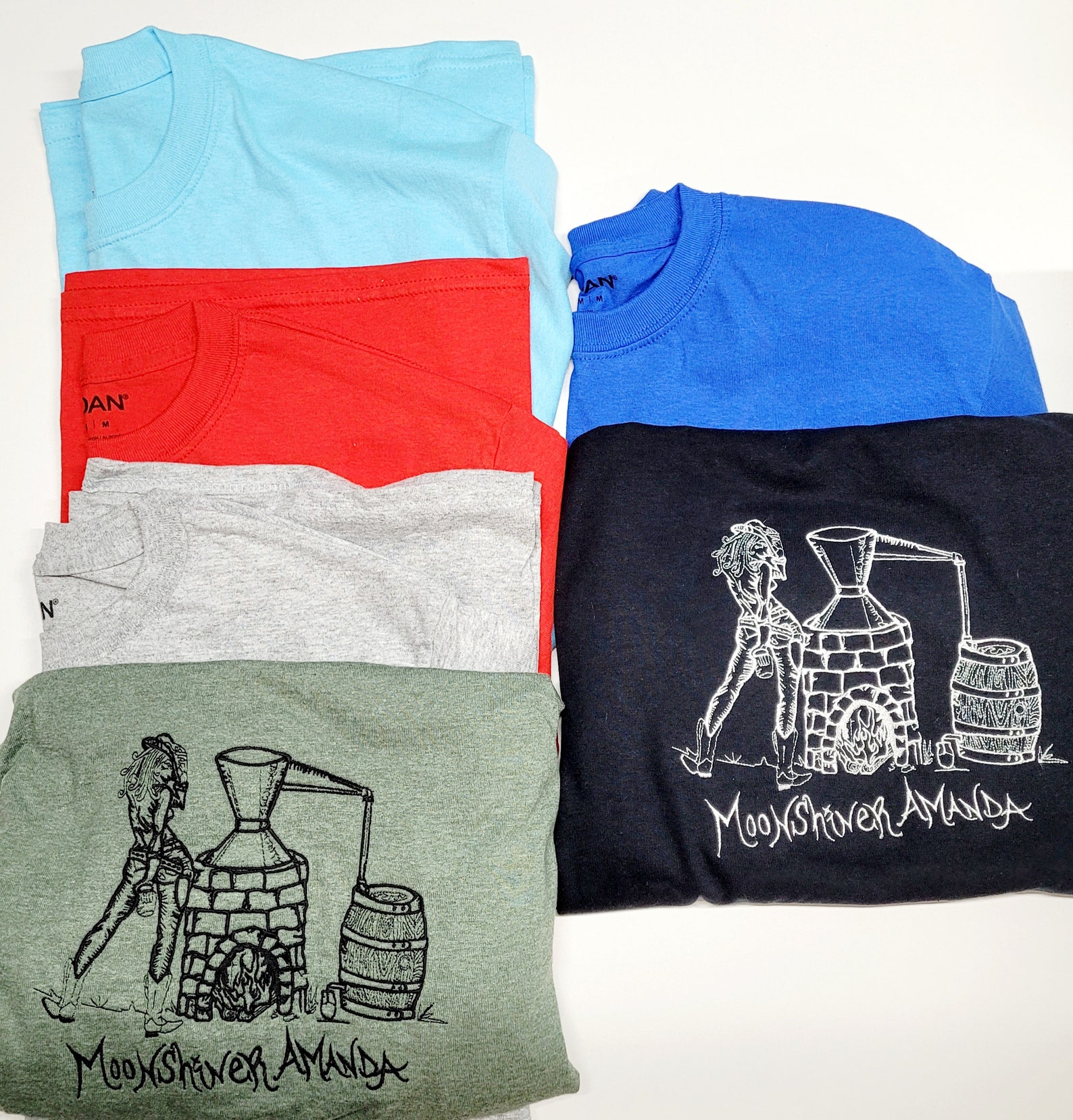 Moonshiner Amanda Bryant Custom Embroidered Tee Shirt, Unisex Tshirt - Etsy