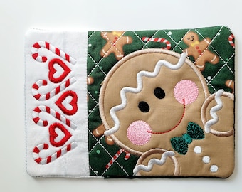 Gingerbread MUG RUG, Coaster, Hot Pad, Candle Mat, Christmas