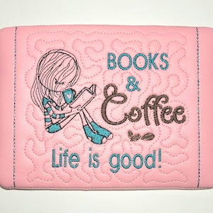 Books & Coffee  MUG RUG, Coaster, Candle Mat
