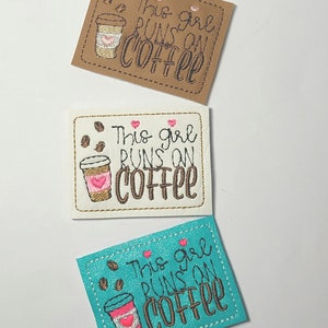 Runs on Coffee Feltie pairs