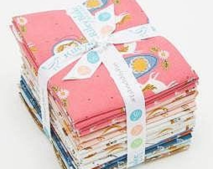 Guinevere Fat Quarter Bundle Cotton Quilting Fabric, Novelty Fabric, 21 Pieces, Rachel Erickson, Riley Blake, Precut Fabric.