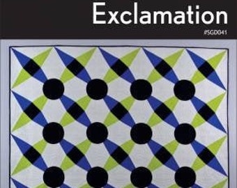 Exclamation Quilt Pattern, Swirly Girls, Quilt Pattern