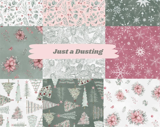 Just a Dusting Fabric Yardage, Michelle Austin, Studio E, Cotton Quilting Fabric