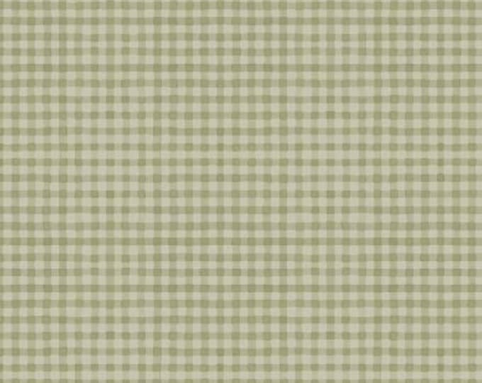 Blessed by Nature Green Gingham Fabric Yardage, Lisa Audit, Wilmington Prints, Cotton Quilt Fabric, Gingham Fabric