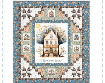 Cheerful Memories Quilt Pattern, Bound to Be Quilting Quilt Pattern, QT Fabrics