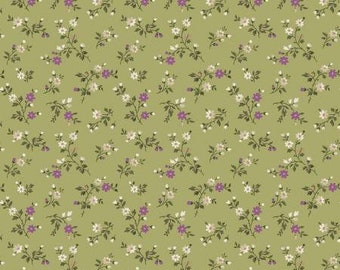 Anne of Green Gables 2023 Stems Fern Fabric Yardage, RBF Collection, Riley Blake Desings, Cotton Quilt Fabric, Floral Fabric