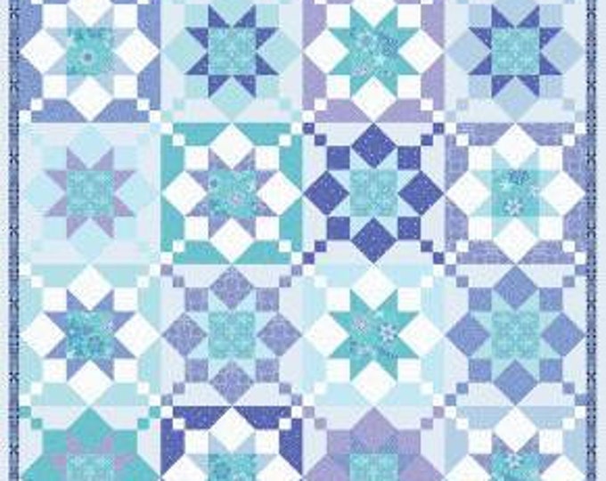 Shimmer Quilt Pattern, Amanda Murphy Design, LLC, Quilt Pattern, Star Pattern