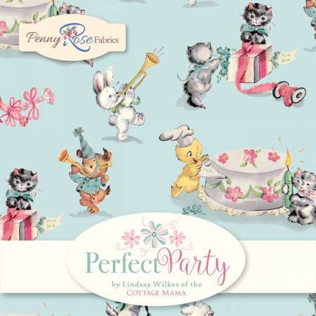 Perfect Party 5 Inch Squares Charm Pack 42 Pieces Cottage Mama