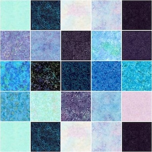 Tonga Batik Fantasy 2-1/2 Inch Strips Jelly Roll, 20 Pieces, Timeless Treasures, Precut Quilt Fabric, Batik Fabric