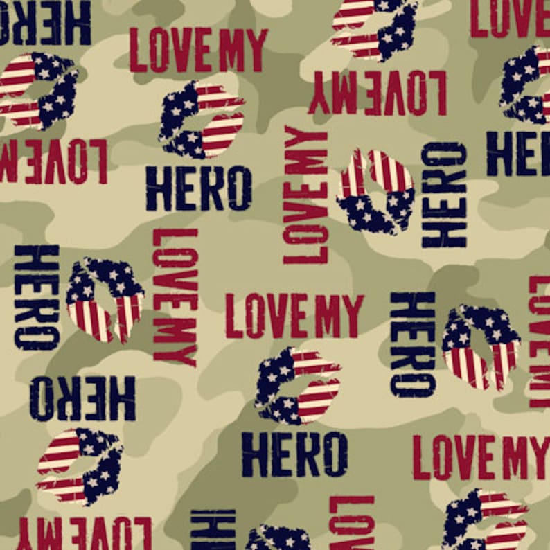 Love My Hero Quilt Kit Quilts of Valor Suitable Quilt Fabric Etsy