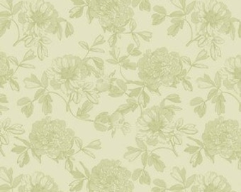 Springtime Tonal Fern Fabric Yardage, My Mind's Eye, Riley Blake Designs, Cotton Quilt Fabric, Floral Fabric