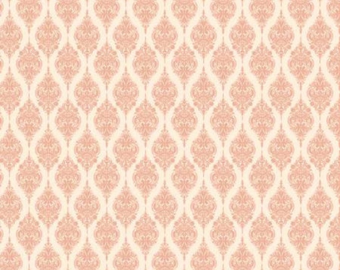Elegance Exquisite Dusty Rose Fabric Yardage, Connie Wells, Riley Blake Designs, Cotton Quilt Fabric, Floral Fabric