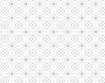Hush Hush 2 Sashiko Fabric Yardage, RBD Collection, Riley Blake Designs, Cotton Quilt Fabric, Geometric Fabric