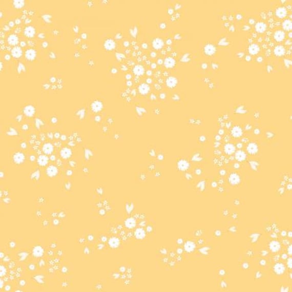 Ladybug Mania Small Floral in Light Gold Ladybug Mania Small Floral in Light Gold