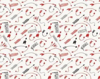 Into the Woods Crazy Arrows Fabric Yardage, Lori Whitlock, Riley Blake Designs, Cotton Quilt Fabric