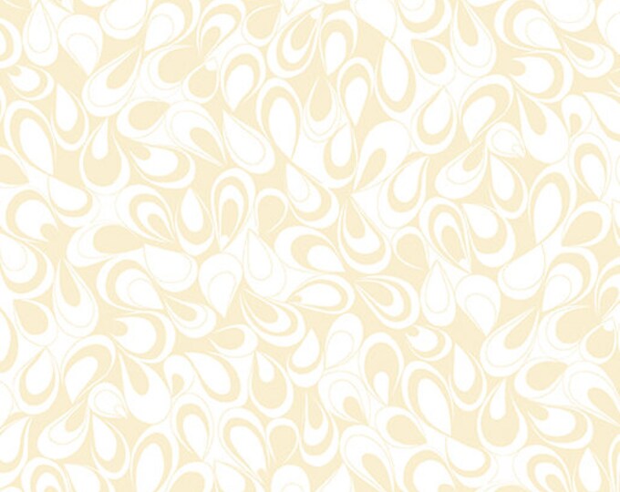 Better Basics Deluxe Tonal Paisley White/Ecru Fabric Yardage, Kanvas Studio, Benartex, Cotton Quilt Fabric, Floral Fabric