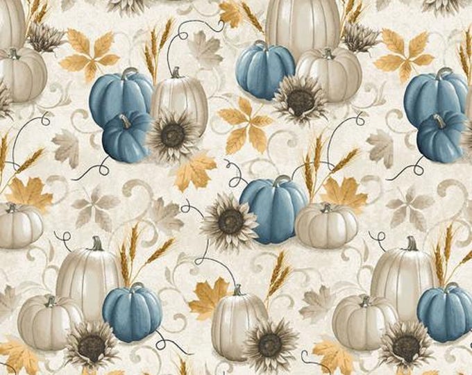 Autumn Vibes Multi Motif Allover Fabric Yardage, Running Wild Art Studio, Blank Quilting, Cotton Quilt Fabric, Autumn Fabric