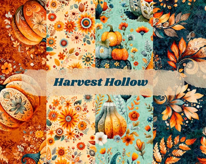 Harvest Hollow Fabric Yardage, Morris Creative Group, QT Fabrics, Cotton Quilting Fabric