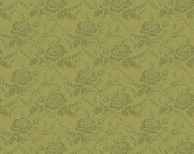 Anne of Green Gables 2023 Damask Olive Fabric Yardage, RBF Collection, Riley Blake Desings, Cotton Quilt Fabric, Floral Fabric