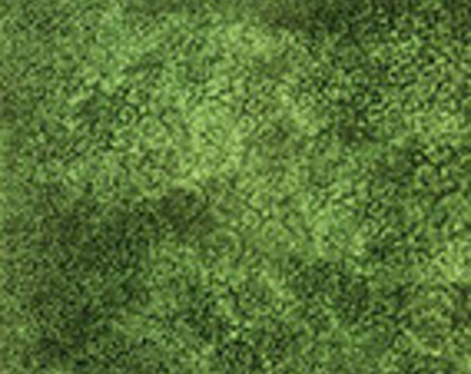 Scrollscapes Moss Green Cotton Quilting Fabric, Floral Fabric, Dan Morris, Quilting Treasures.