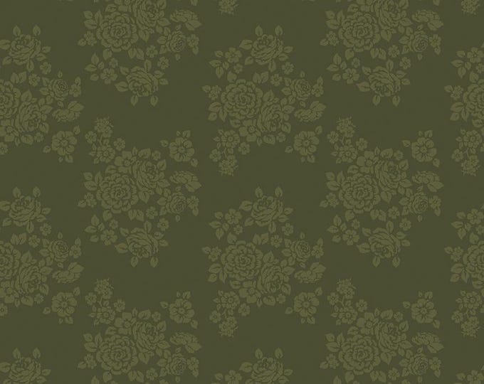 Anne of Green Gables 2023 Damask Basil Fabric Yardage, RBF Collection, Riley Blake Desings, Cotton Quilt Fabric, Floral Fabric