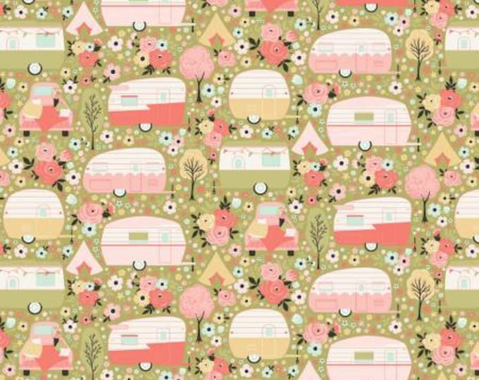 Joy in the Journey Main Olive Fabric Yardage, Dani Magstad, Riley Blake, Cotton Quilt Fabric