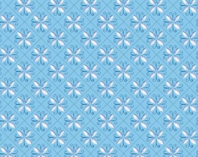 Sunshine and Dewdrops Tile Sky Quilt Fabric Yardage, Riley Blake Designs, Sandy Gervais, Cotton Quilt Fabric