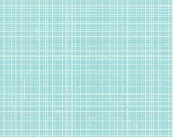Flowers and Feathers Teal Texture Fabric Yardage, Sillier Than Sally Collection, P & B Textiles, Cotton Quilt Fabric, Floral Fabric