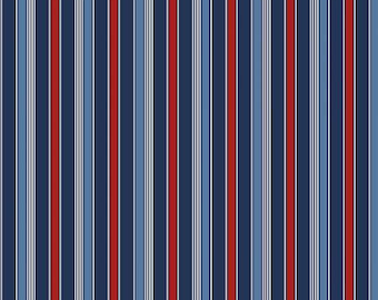 Picadilly Stripes Multi Fabric Yardage, Riley Blake Designs, Amanda Castor, Cotton Quilt Fabric