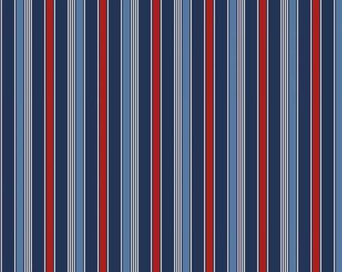 Picadilly Stripes Multi Fabric Yardage, Riley Blake Designs, Amanda Castor, Cotton Quilt Fabric