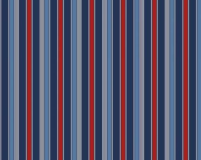 Picadilly Stripes Multi Fabric Yardage, Riley Blake Designs, Amanda Castor, Cotton Quilt Fabric