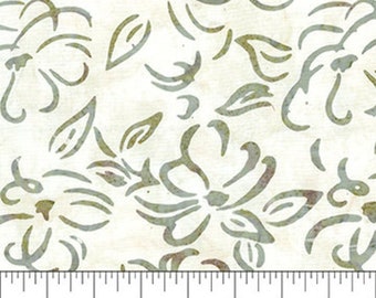 Banyan Classics Olive Design 1 Fossil Fabric Yardage, Northcott Fabrics, Cotton Quilting Fabric, Batik Fabric