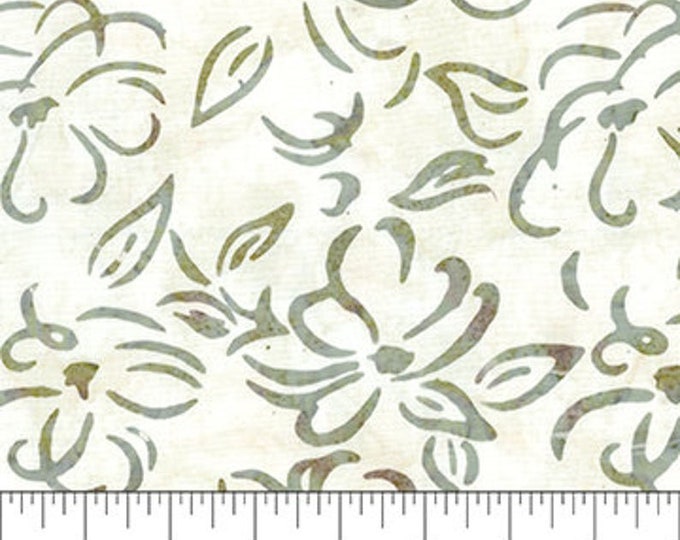 Banyan Classics Olive Design 1 Fossil Fabric Yardage, Northcott Fabrics, Cotton Quilting Fabric, Batik Fabric