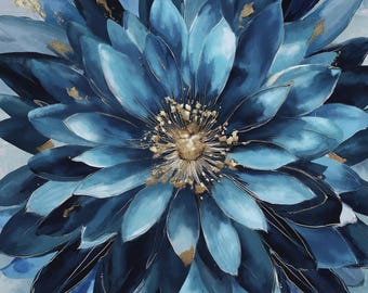 Behind Blue Eyes Peacock Flower Panel, 44 Inches, Funny Girl, Studio E, Cotton Quilt Fabric, Floral Fabric