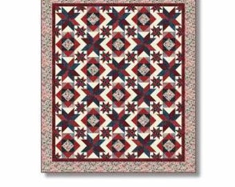 Stars of Honor Quilt Pattern, Heidi Pridemore, Whimsical Workshop, Quilt Pattern, Star Pattern