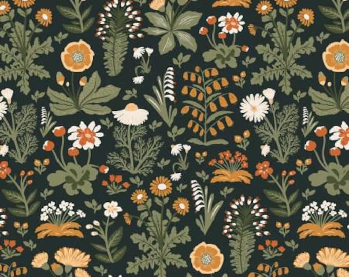 The Old Garden Dearle Main Chive Fabric Yardage, Danelys Sidron, Riley Blake Designs, Cotton Quilt Fabric, Floral Fabric