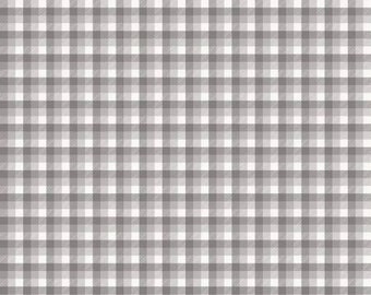 Into the Woods Check Gray Fabric Yardage, Lori Whitlock, Riley Blake Designs, Cotton Quilt Fabric