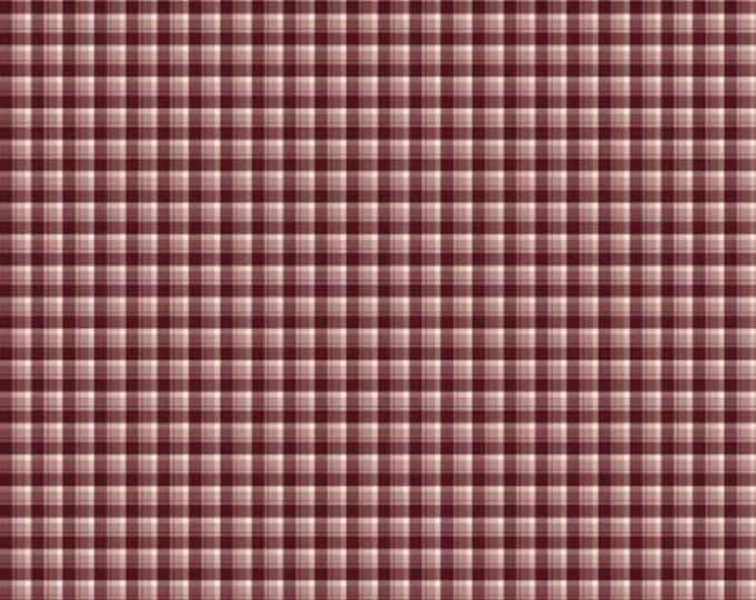 The Awe of Autumn Plaid Purple Fabric Yardage, Sandy Gervais, Riley Blake Designs, Cotton Quilt Fabric, Autumn Fabric