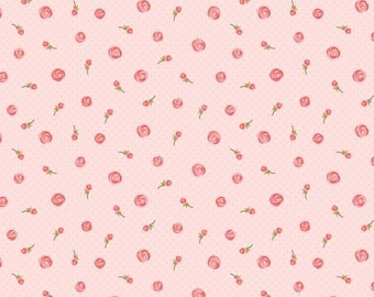 Fable Buds Blush Fabric Yardage, Jill Finley, Riley Blake Fabric,  Cotton Quilt Fabric, Floral Fabric