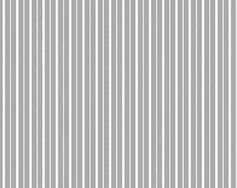 Better Basics Deluxe Tonal Stripe Dove Gray Fabric Yardage, Kanvas Studio, Benartex, Cotton Quilt Fabric, Stripe Fabric