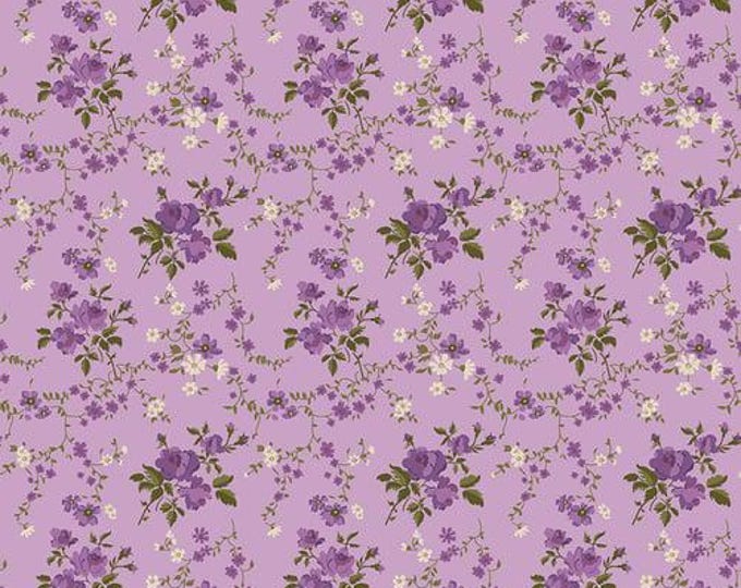 Anne of Green Gables 2023 Floral Violet Fabric Yardage, RBF Collection, Riley Blake Desings, Cotton Quilt Fabric, Floral Fabric